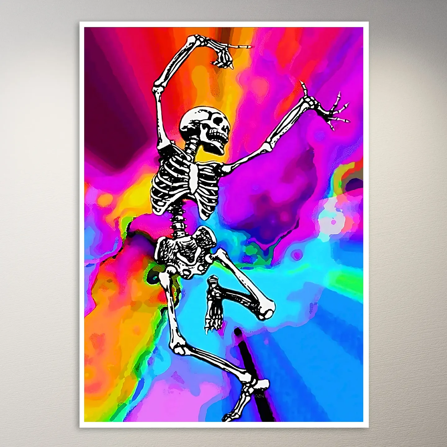 Psychedelic Trippy Aesthetic Wall Poster