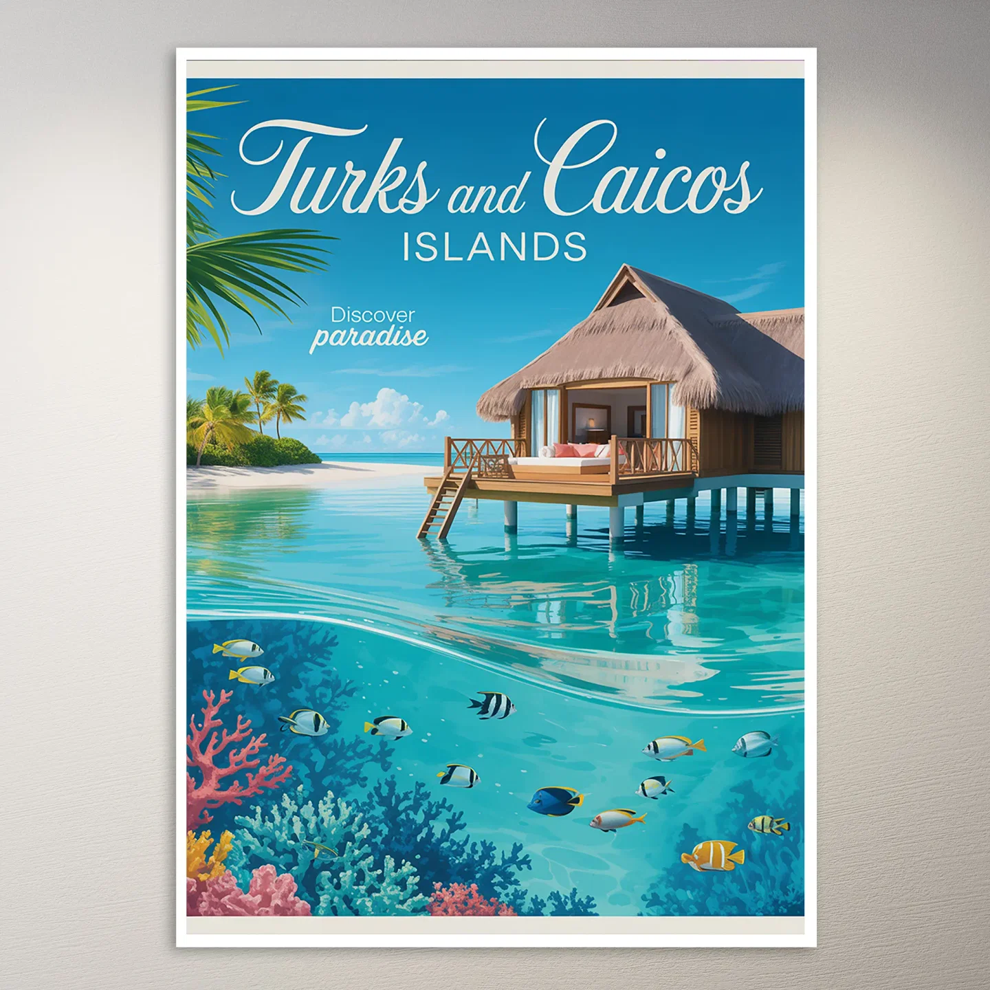 Turks and Caicos Islands Travel Poster