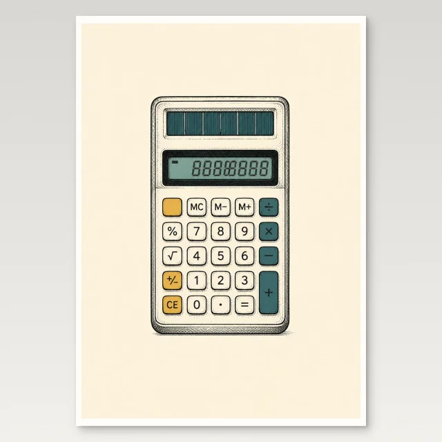 Solar Calculator Poster