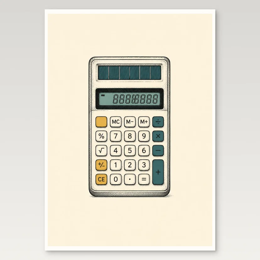 Solar Calculator Poster