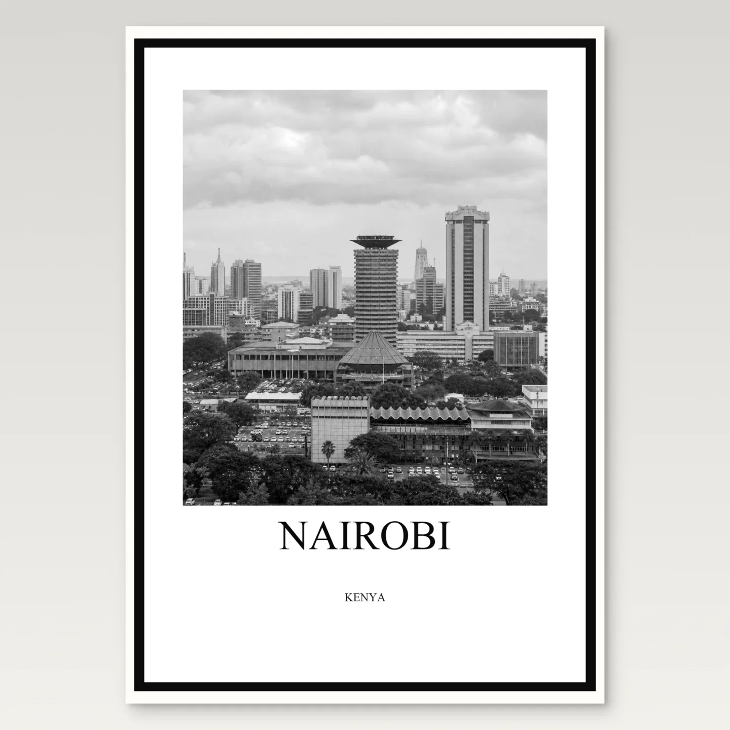 Nairobi Poster mockup