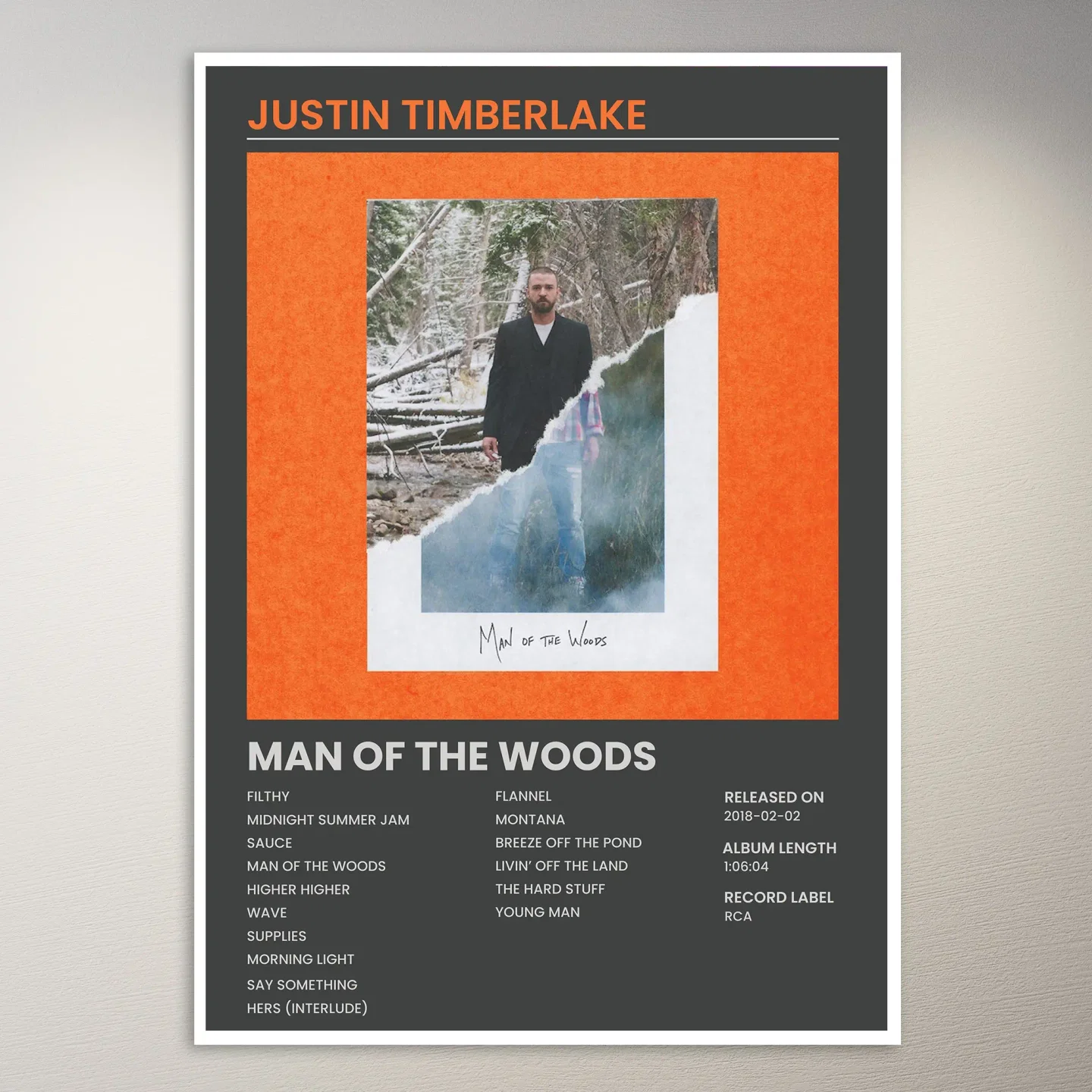 Justin Timberlake Poster