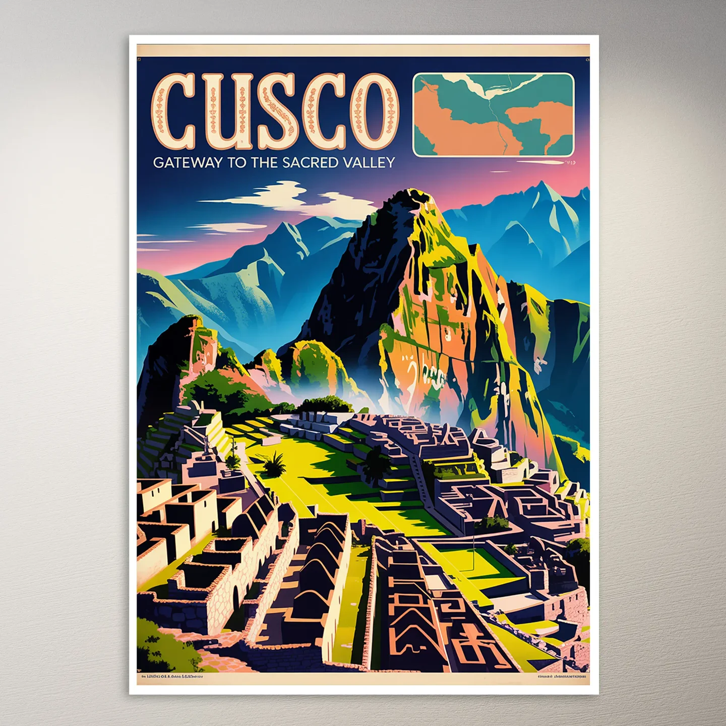 Cusco Travel Poster