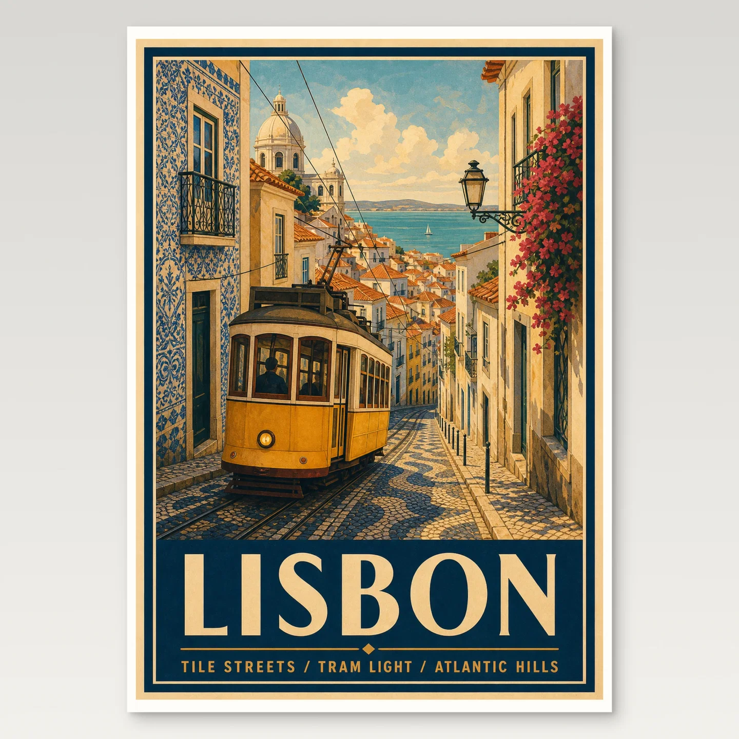 Lisbon Poster mockup