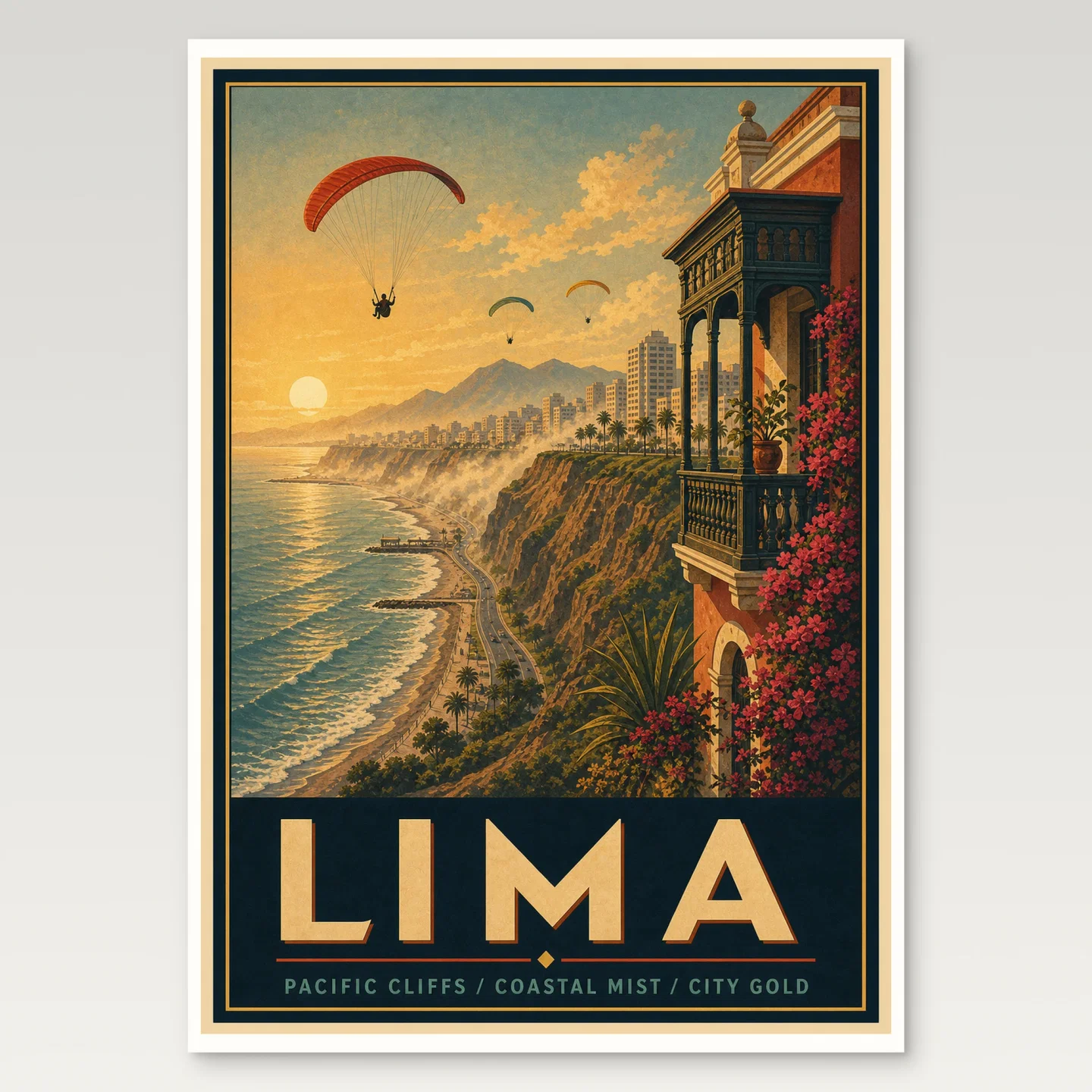 Lima Poster mockup