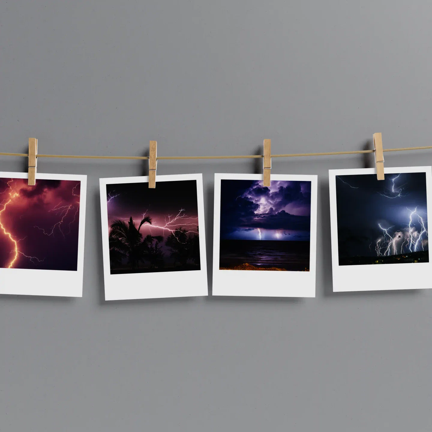Lightning Prints Set of 15