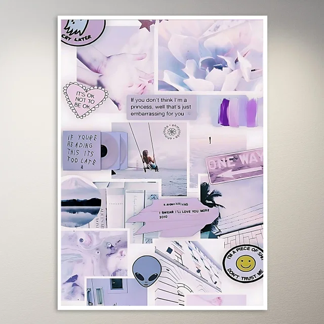 Purple Aesthetic Poster