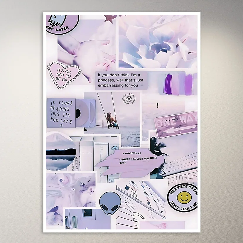 Purple Aesthetic Poster