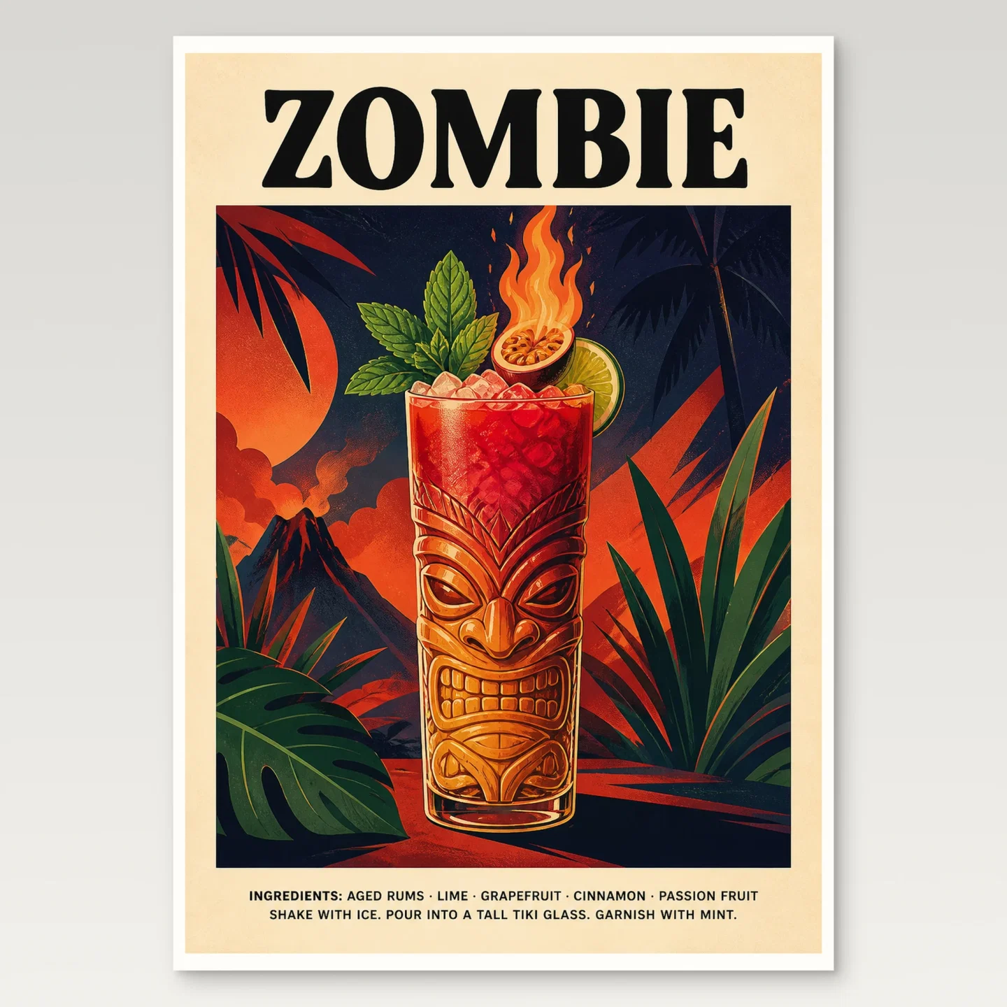 Zombie Poster mockup