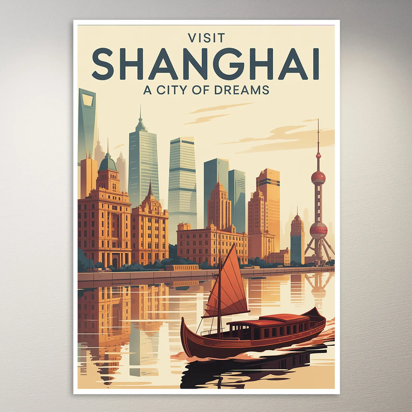 Shanghai Travel Poster