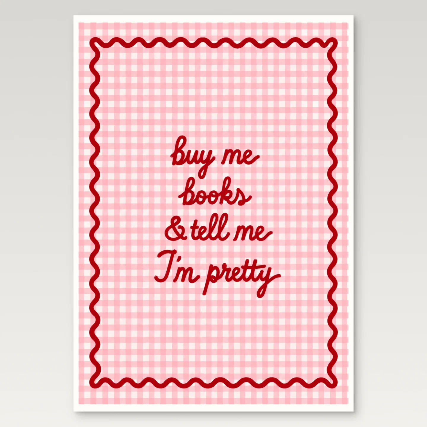 Buy Me Books Poster mockup