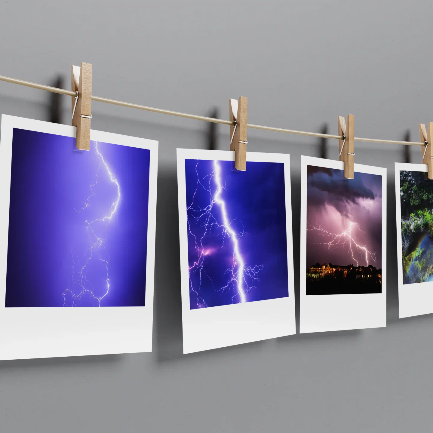 Lightning Prints Set of 15