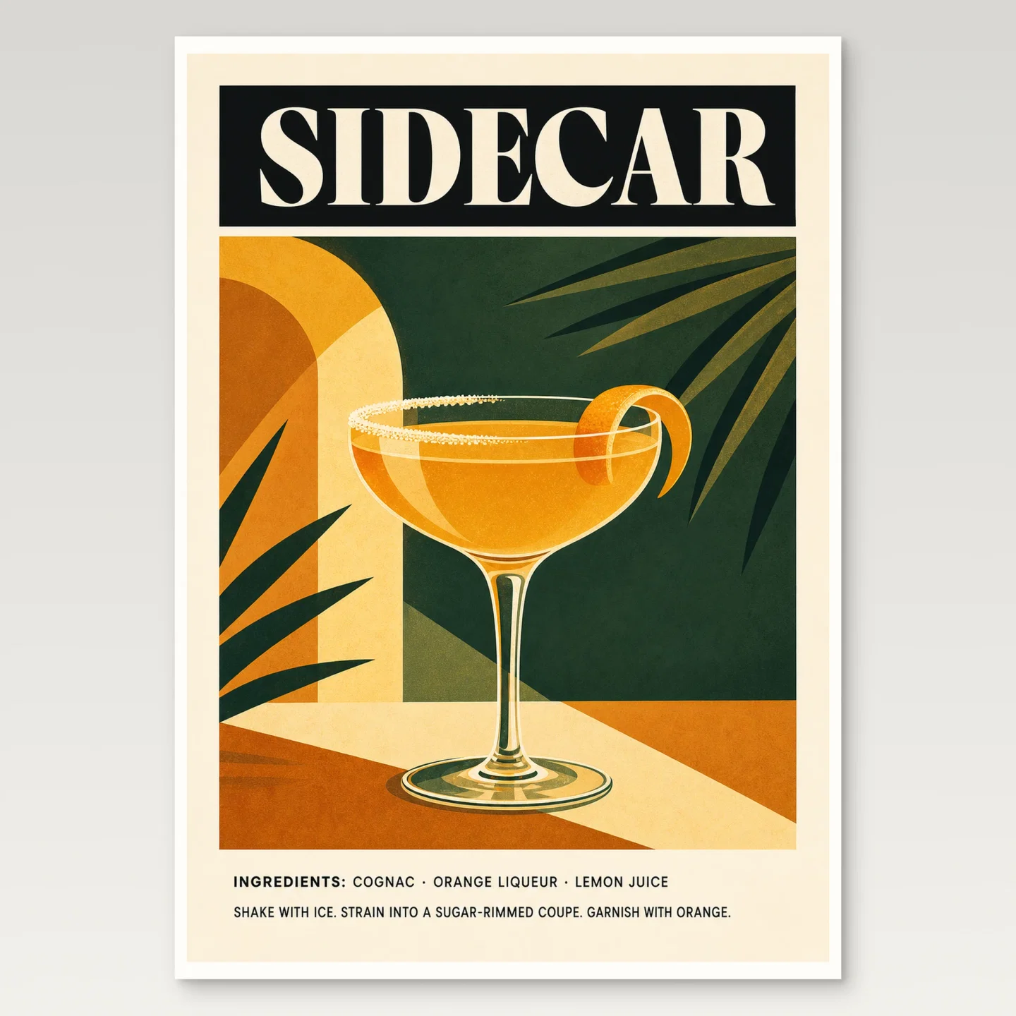 Sidecar Poster mockup