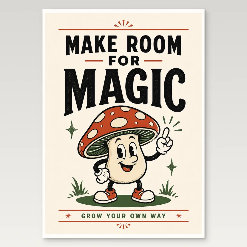 Mushroom Poster