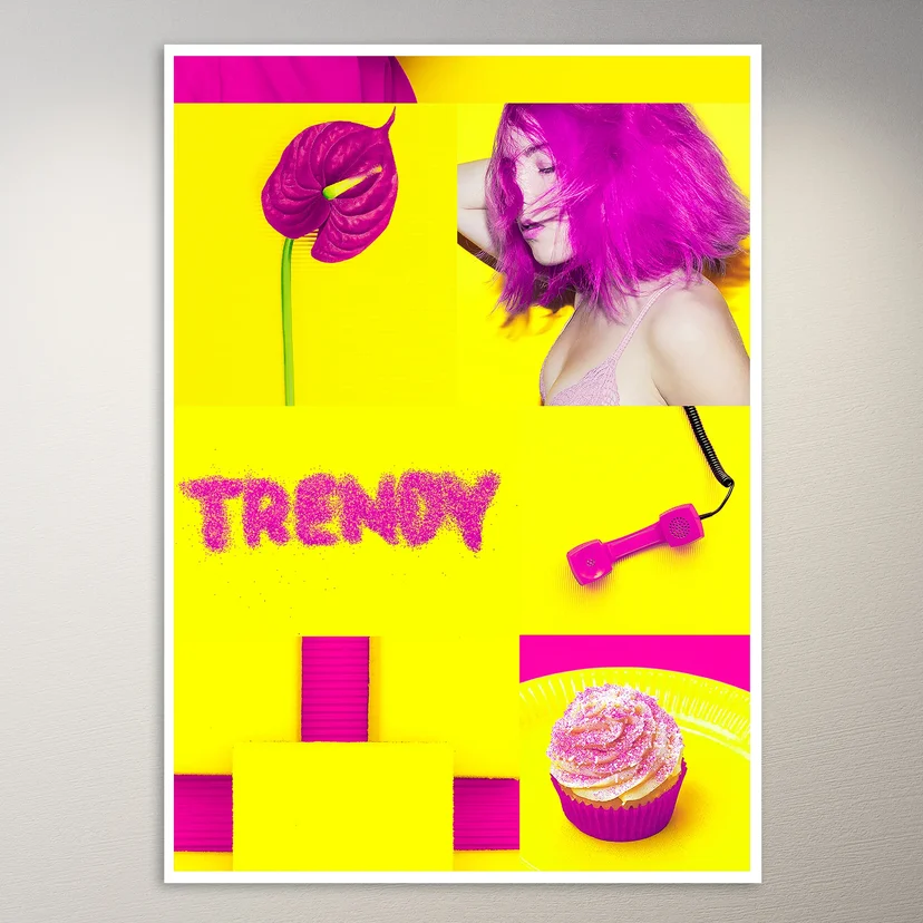 Yellow Aesthetic Poster