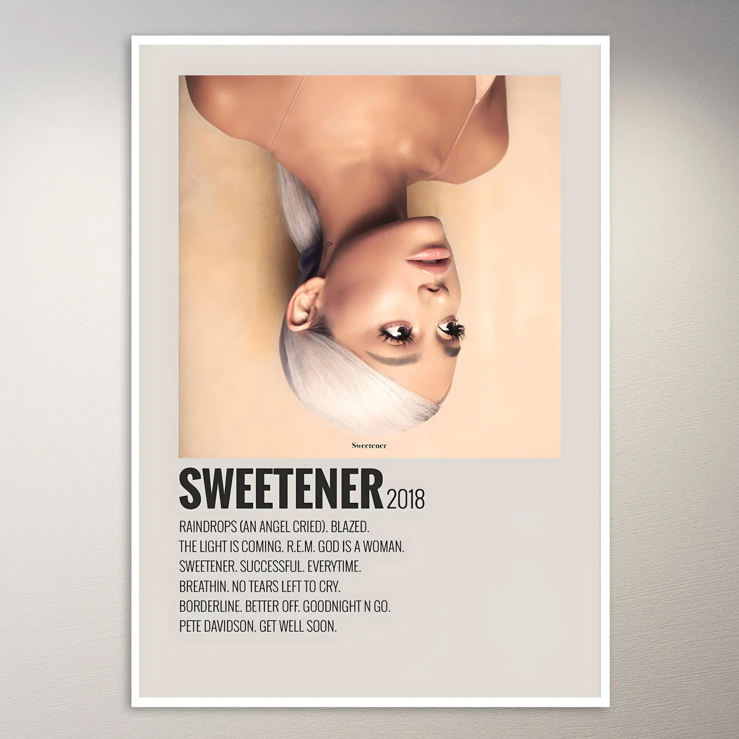 Ariana Grande Sweetner Poster | Music Poster