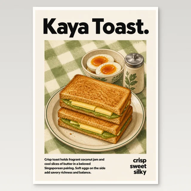Kaya Toast Poster