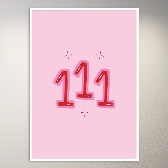 Angel Number 111 Poster
