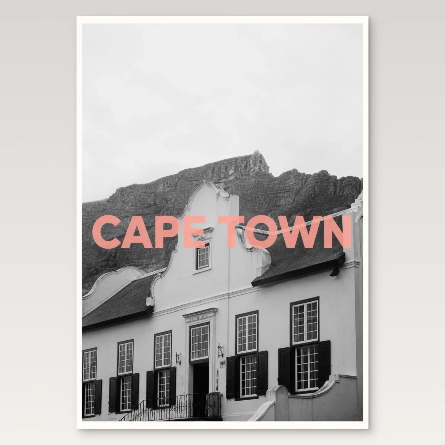 Cape Town Poster mockup