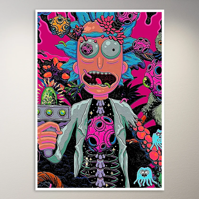Trippy Art Poster