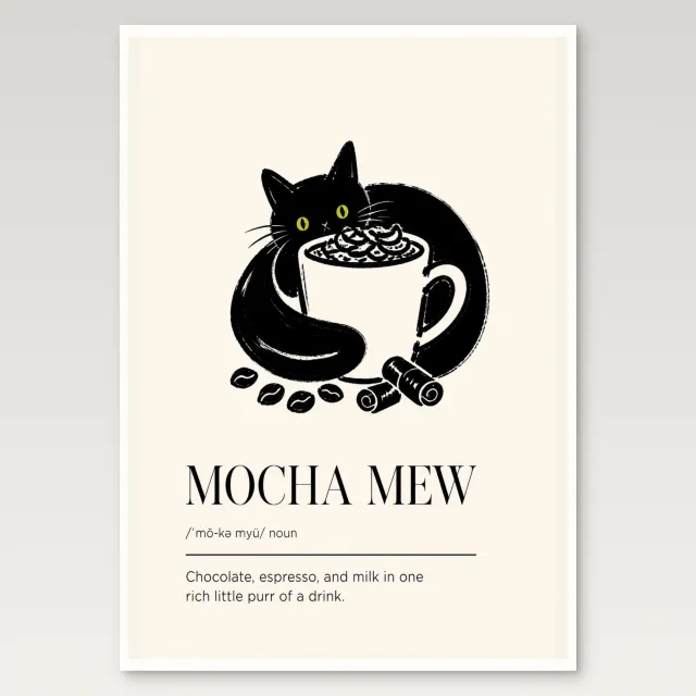 Mocha Mew Poster