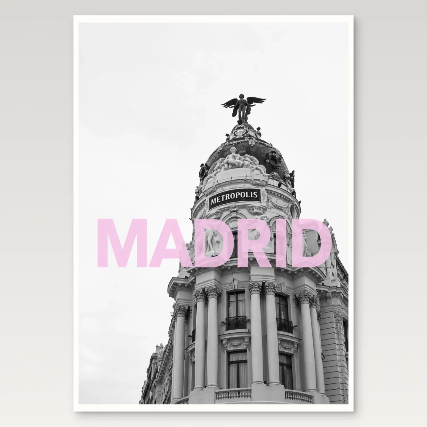Madrid Poster mockup