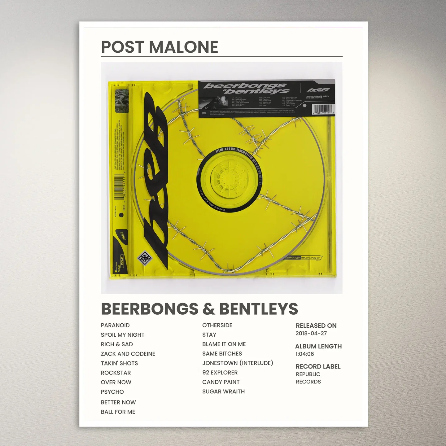 Post Malone Poster