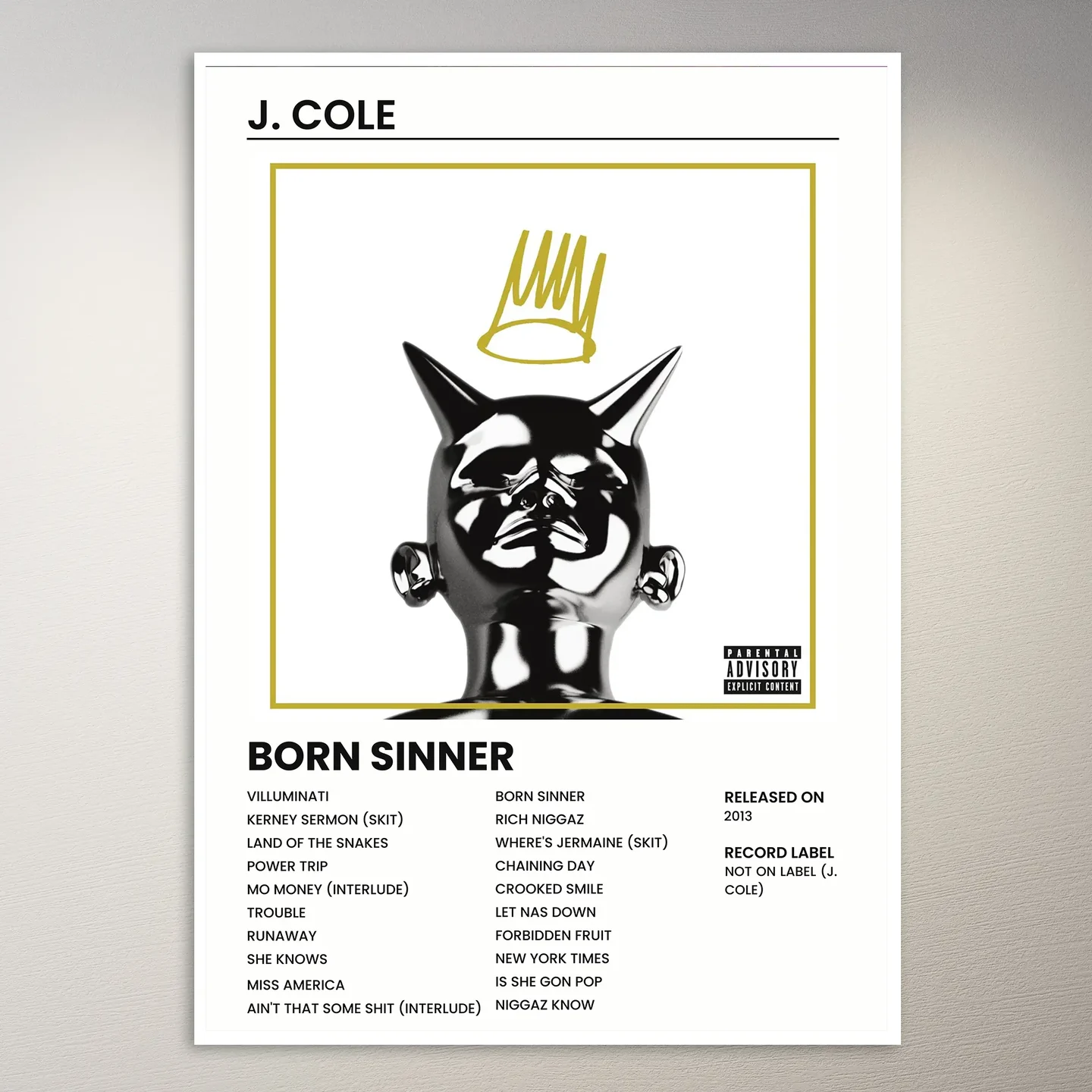 J. Cole Poster