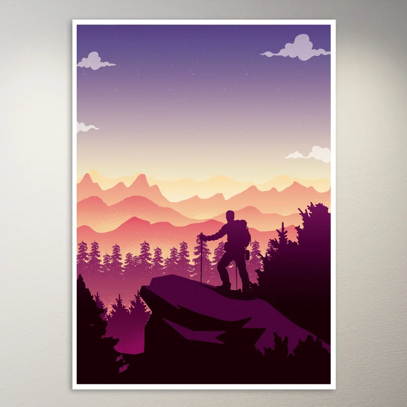 Random Aesthetics Wall Poster