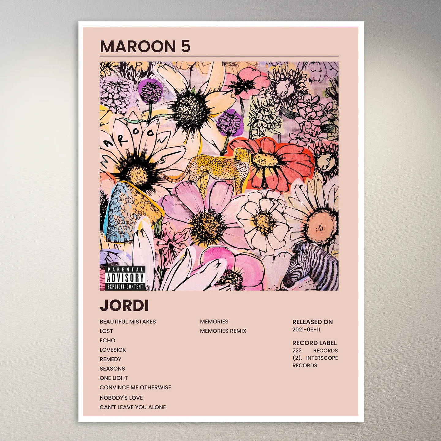 Maroon 5 Poster
