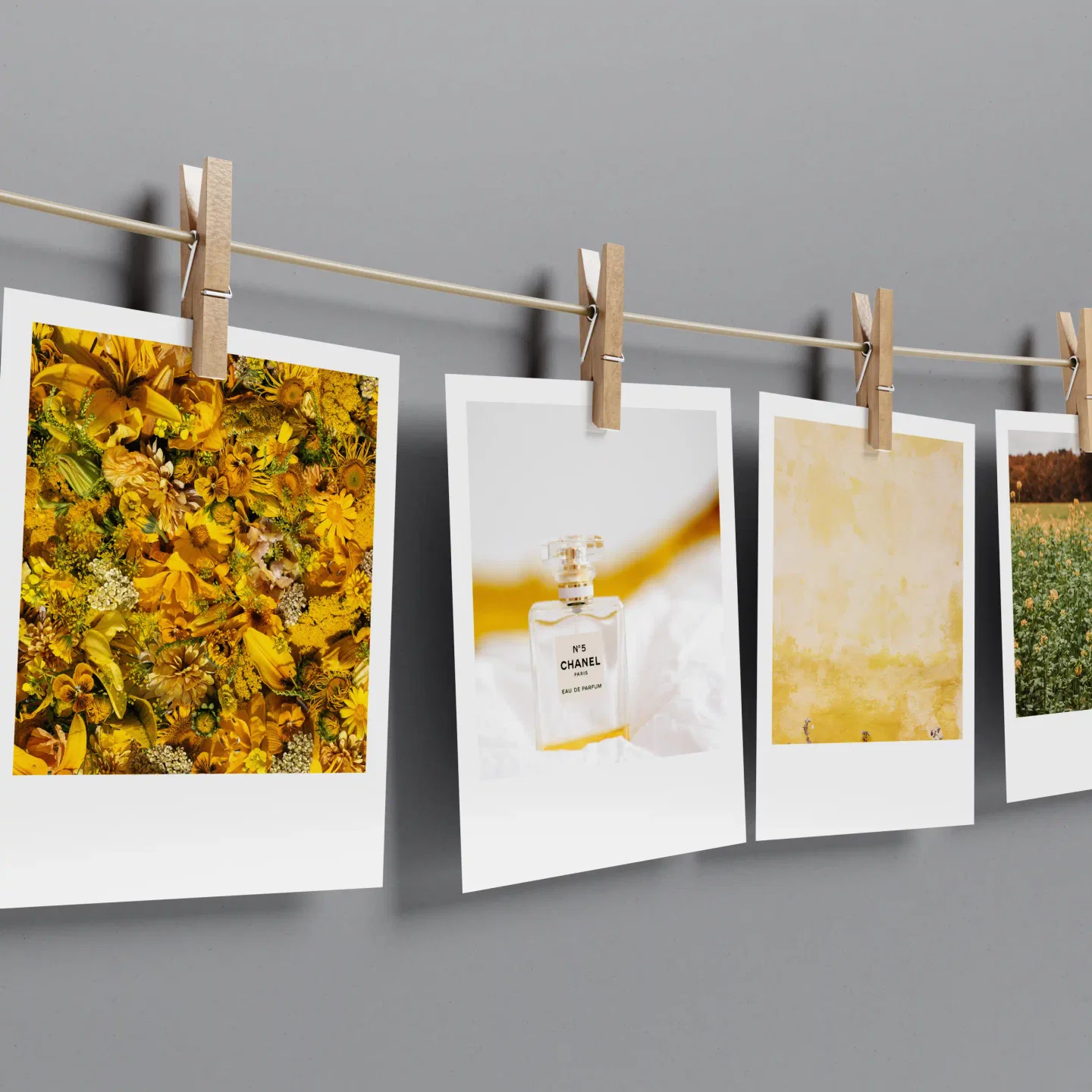 Yellow Aesthetic Prints Set of 12