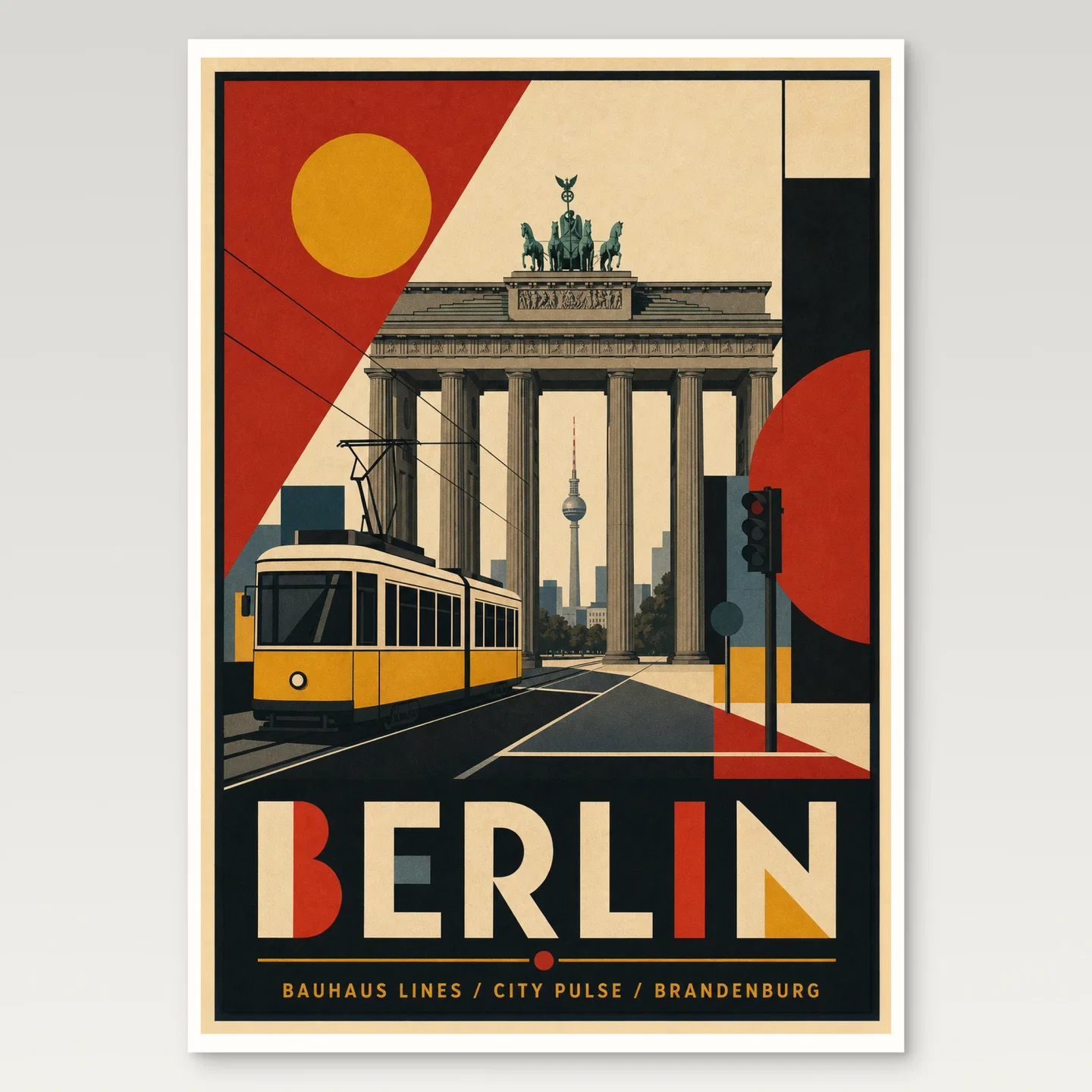 Berlin Poster mockup