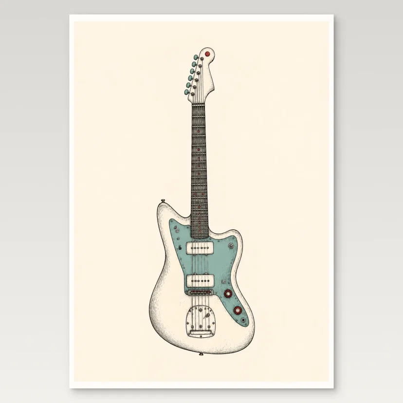 Electric Guitar Poster