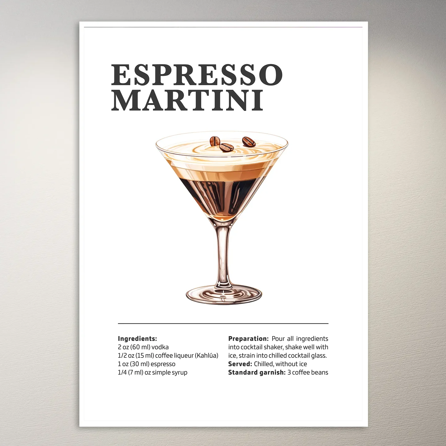Espresso Martini Poster