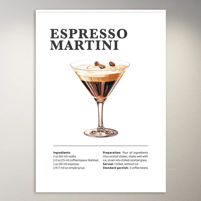 Espresso Martini Poster