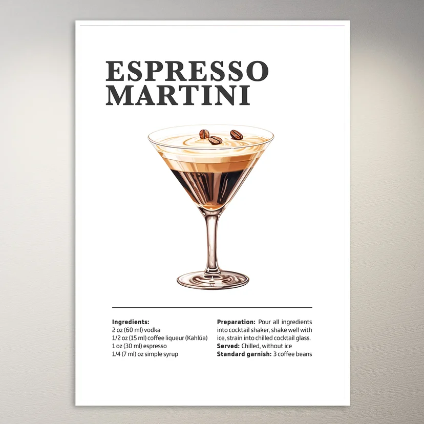 Espresso Martini Poster