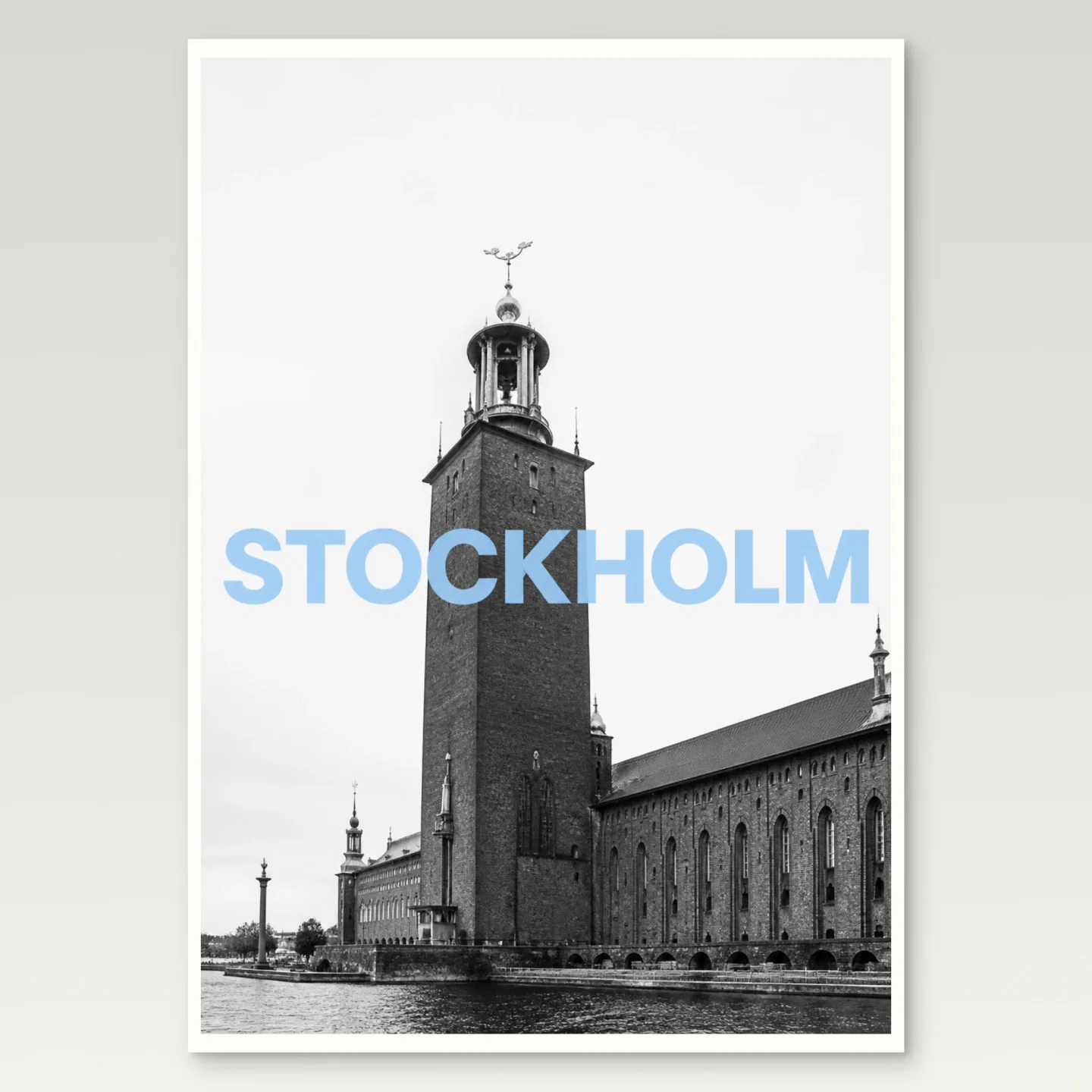 Stockholm Poster mockup