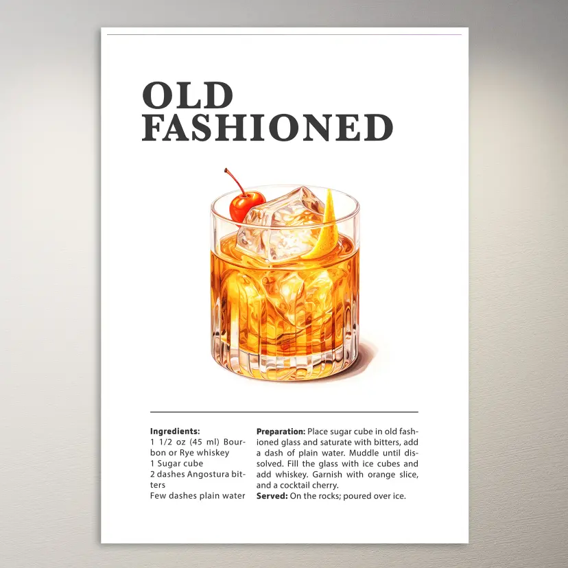 Old Fashioned Poster