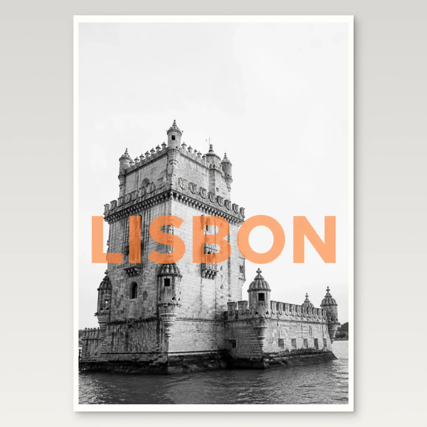Lisbon Poster mockup