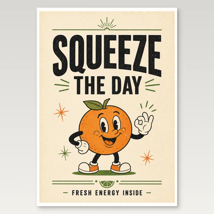 Orange Poster
