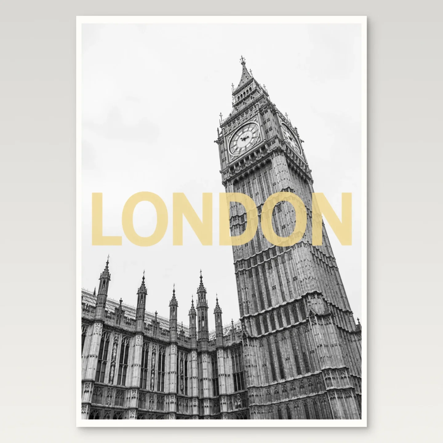 London Poster mockup