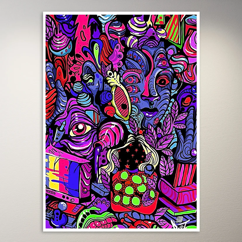 Trippy Art Poster