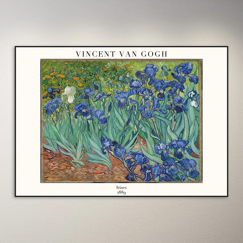 Vincent van Gogh Irises Poster