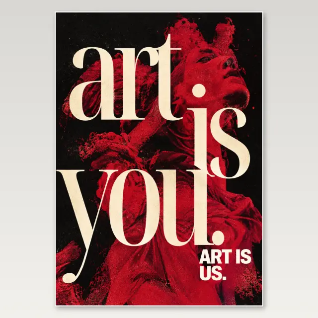 Art Is You A4 Poster