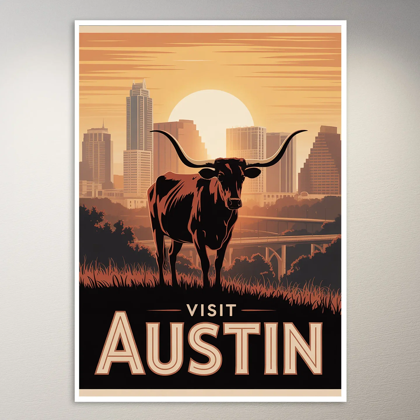 Austin Travel Poster