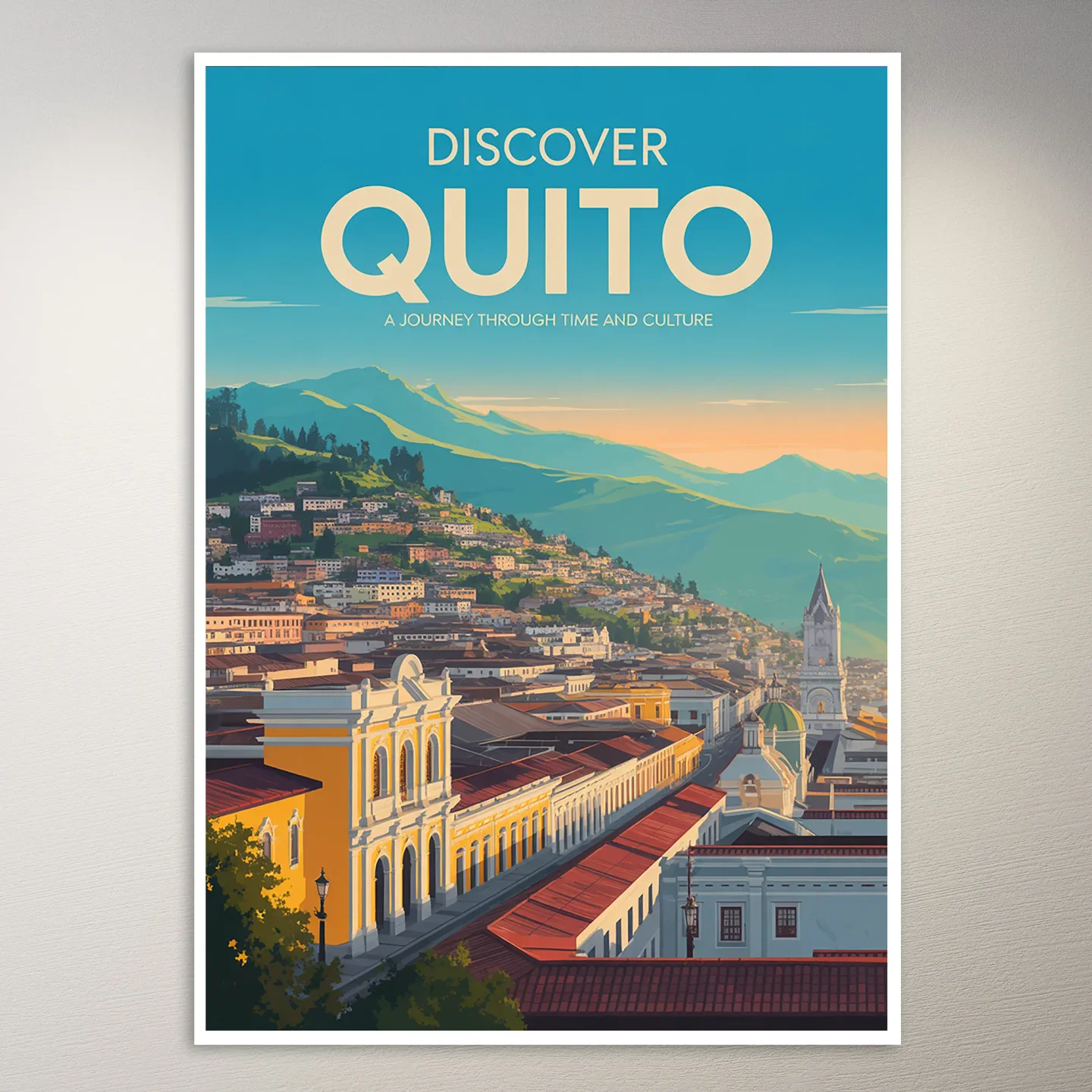 Quito Travel Poster