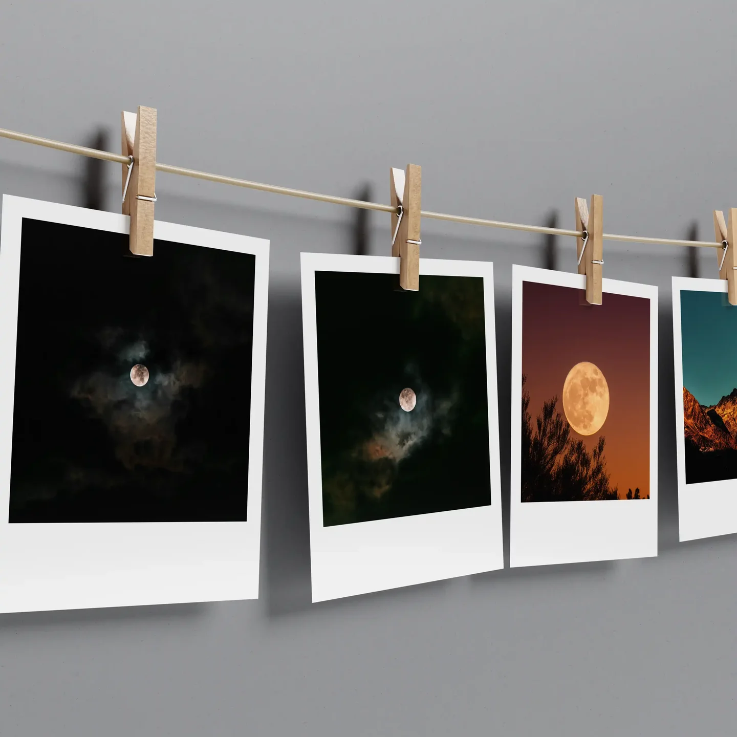 Moon Prints Set of 15