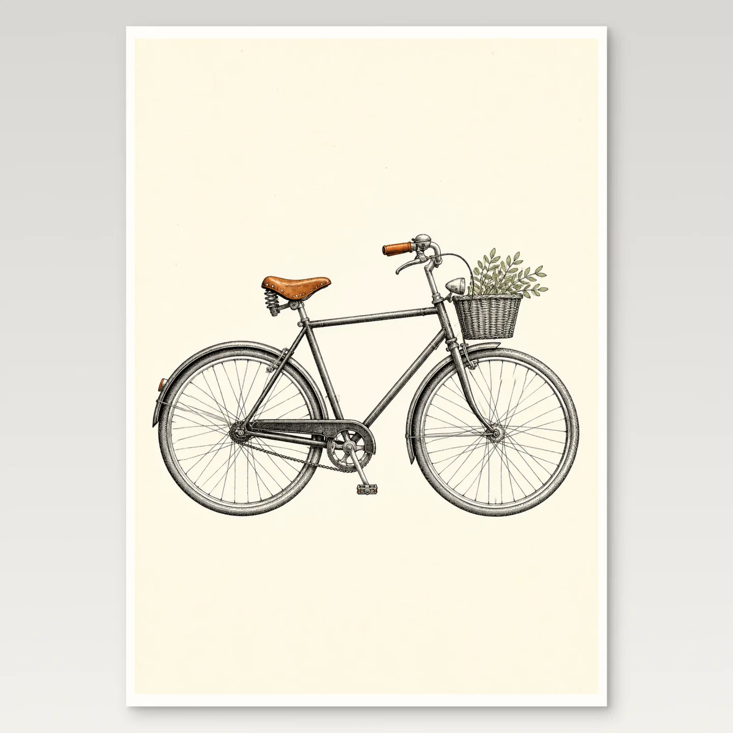 Bicycle Poster mockup