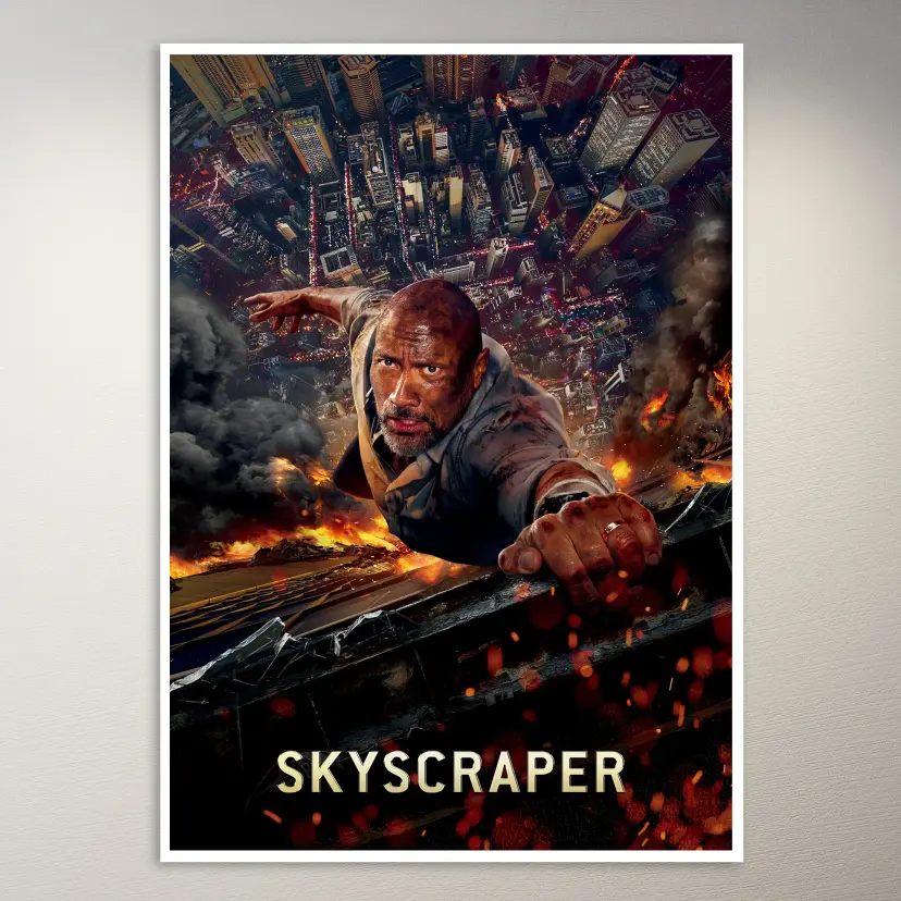 Skyscraper Action Movie Poster