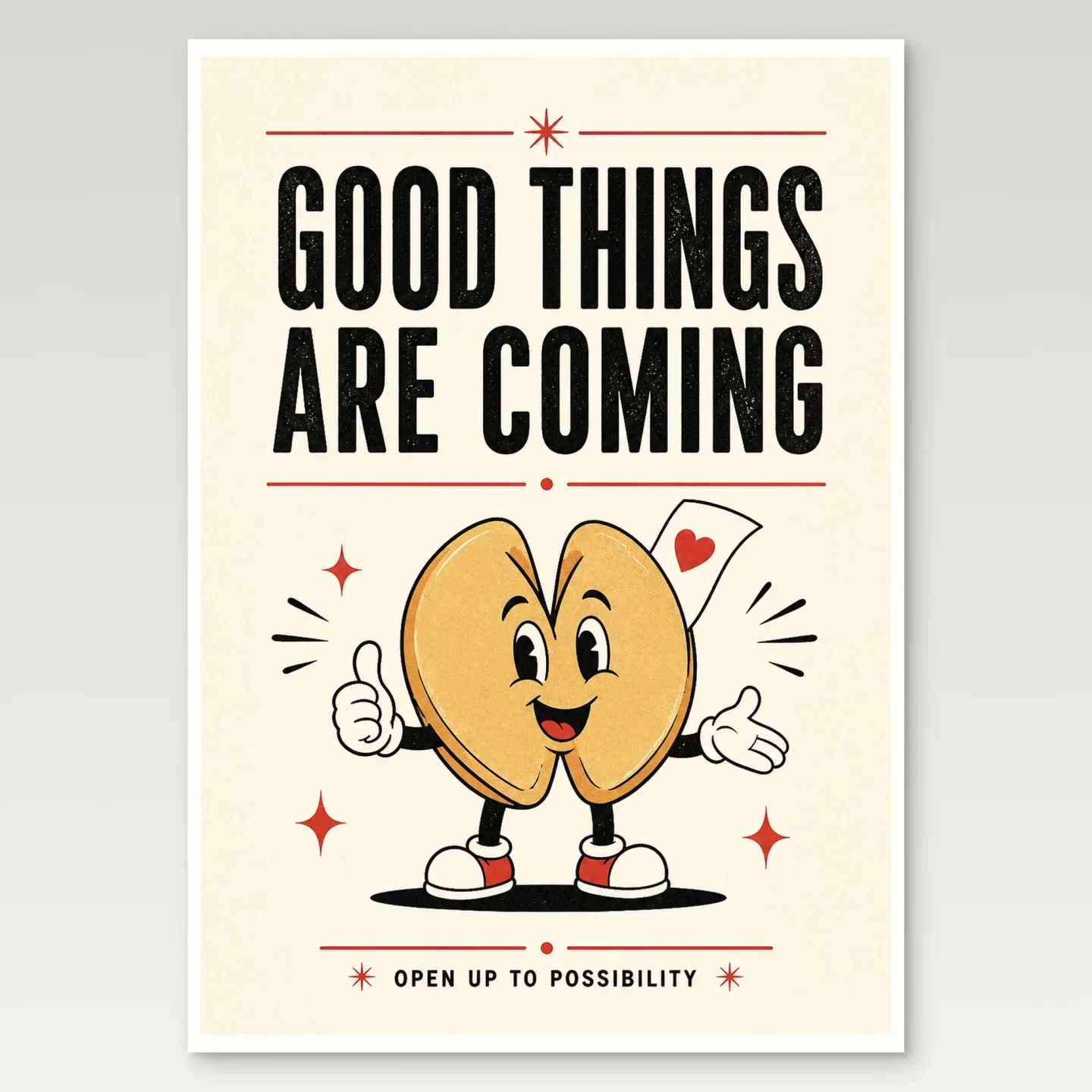 Fortune Cookie Poster mockup